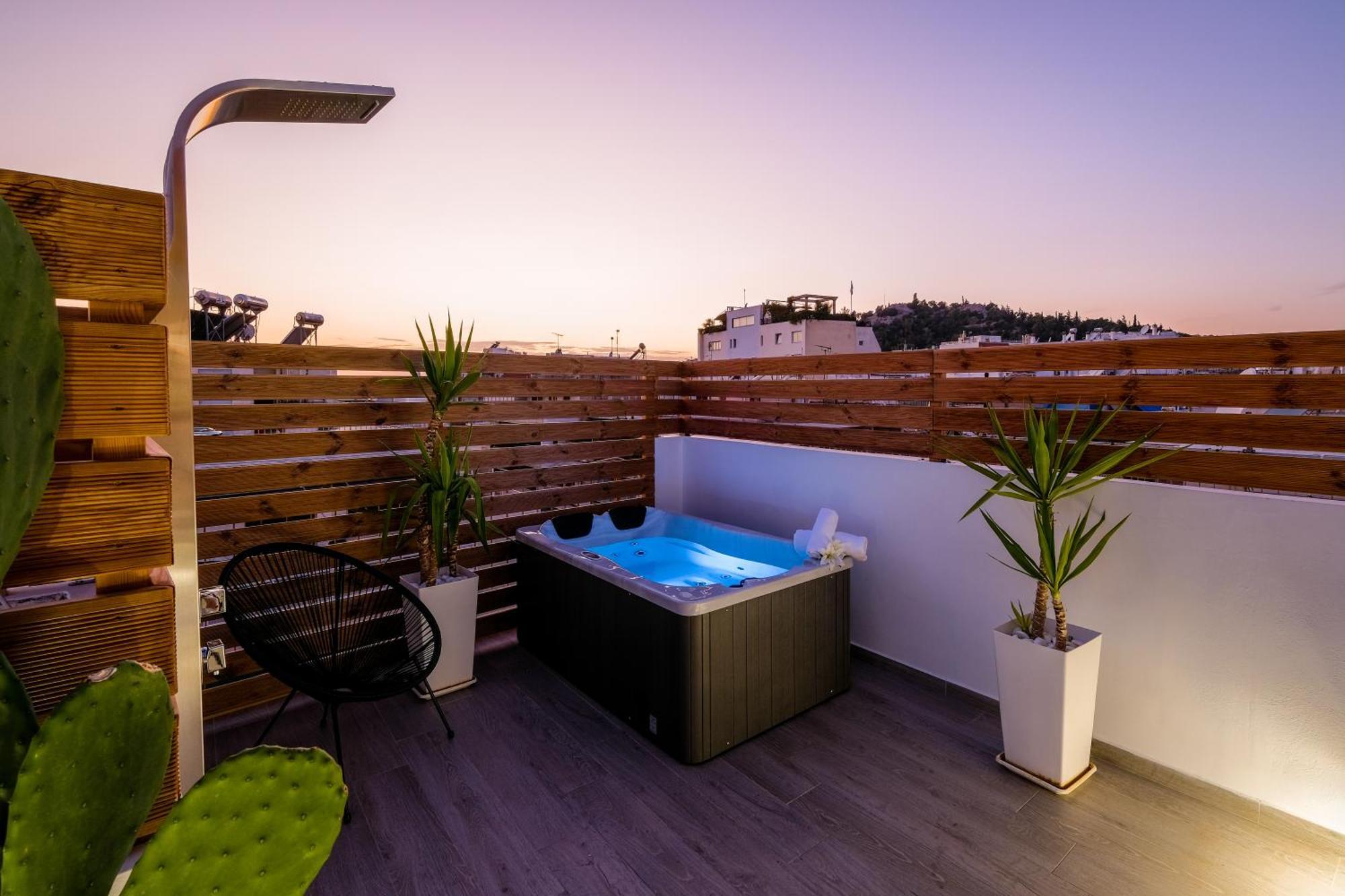Acropolis View With Jacuzzi Apartman Athén Kültér fotó