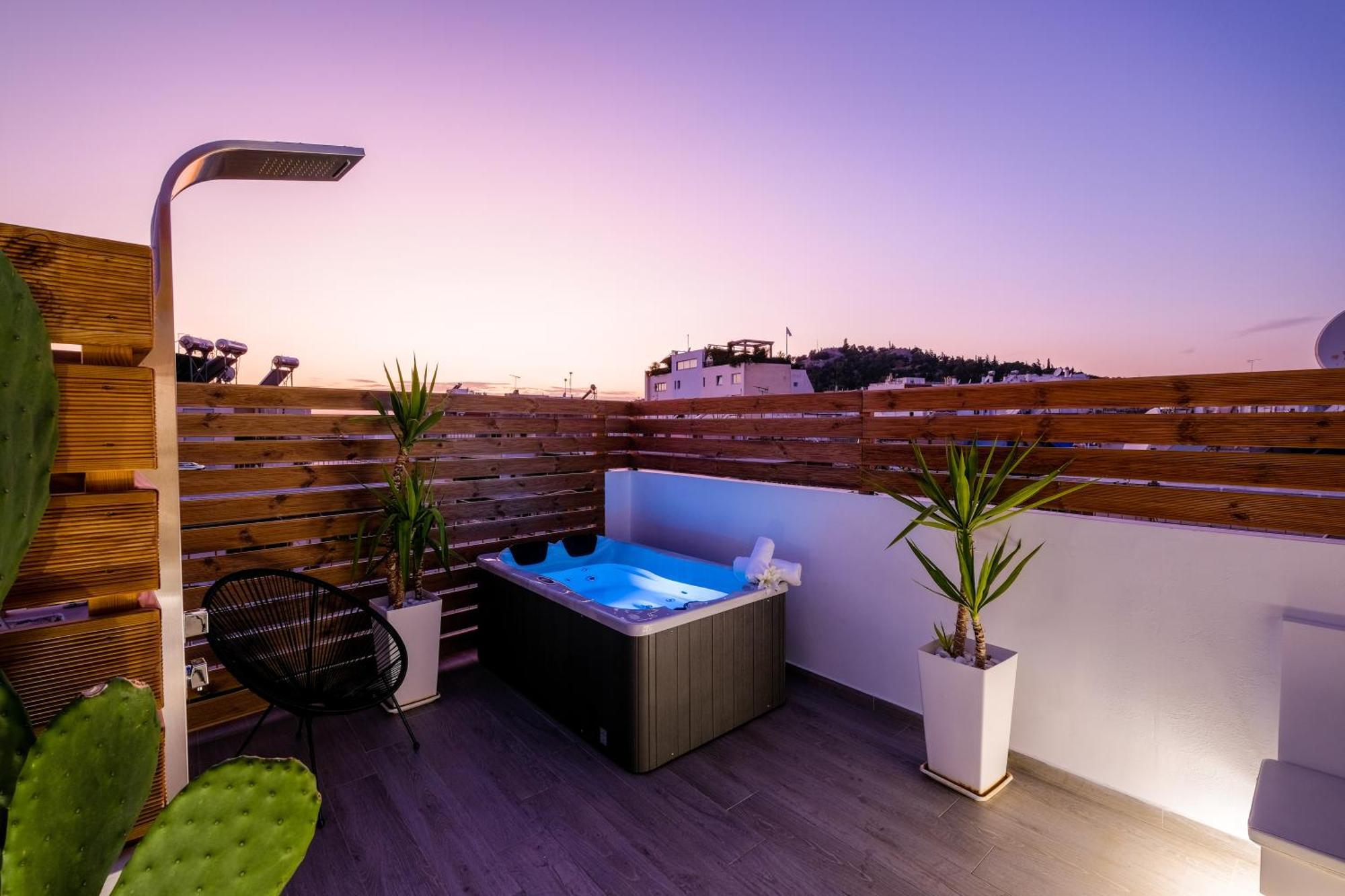 Acropolis View With Jacuzzi Apartman Athén Kültér fotó