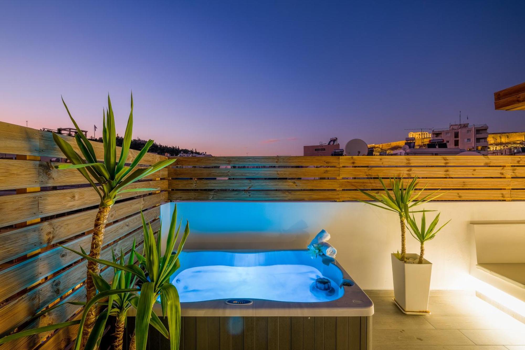 Acropolis View With Jacuzzi Apartman Athén Kültér fotó